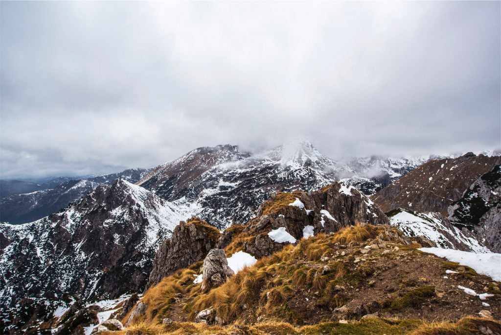 Snow in mountain